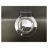 Stunning Aquamarine? Signed Han 925 Bracelet