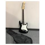 Fender Squire Strat Guitar In Case