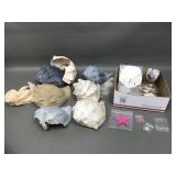 Large Sea Shell Collection, Tiny Star Fish, Sea