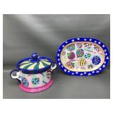 Essex Collection Kaleidoscope Holiday Platter &