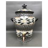 Temp-tations Old World Black Beverage Dispenser
