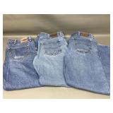 3 Pairs 38x30 Men's Lee Preowned Denim Jeans