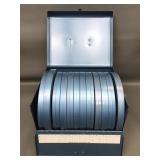 Vintage 8mm Film Reel Canisters & Case