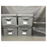 Neaterize Fabric Storage & Clear Display Boxes