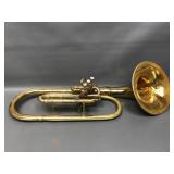 Vintage Brass Tenor Or Alto Horn No Mouthpiece