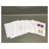 60 Plate Blocks Us Postage Stamps
