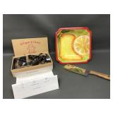 Lemon Ceramic Bowl, Chef's Collection Cleaver