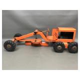 1950's Structo Toys Orange Road Grader Toy