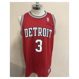 Nike Pistons Wallace #3 Basketball Jersey Large