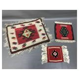 Vtg Hand Woven Bohemian Tapestries Wall Hangings