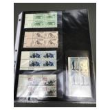 Civil War Theme Stamp Plate Blocks Mint 1961-1965