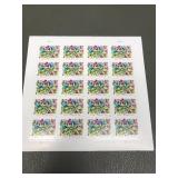 20 Forever Stamps Floral $15.60 Value