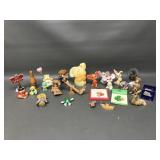 Vtg Figural Candle Creatures, Carebears, Mouse