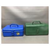 Vintage Repainted Watertight Tool Boxes