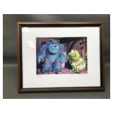 Mike & Sully Monster Inc Framed Art Print