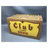 Vintage Club Lager Beer Box/ Case