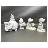 Vtg Precious Moments Astronaut, Elephant & More