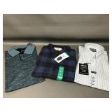 New Xl Weatherproof Men's Button Down Collar Shirt