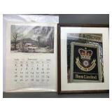 Rose & Crown Pub & Travelers 1959 Wall Calendar