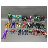 Vintage Marvel & Dc Comic Book Action Figures