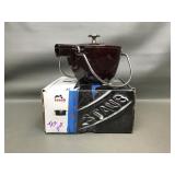 Staub Cast Iron Tea Pot W Original Box