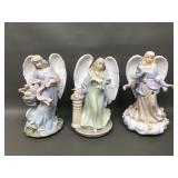 Porcelain Musical Angel Figurines