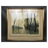 Route En Automne French Artist Henri Jourdain