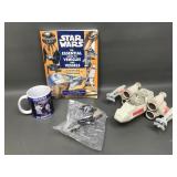 2001 Star Wars X Fighter, Mug, Vehicle Book & More