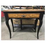 Vtg Hooker Wood Console Table Painted Details