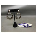 Mexican Alpaca Sterling Silver Abalone Shell Hair