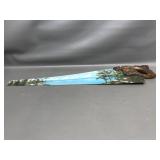 Vintage Hand Painted Folk Art Hand Saw