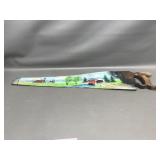 Vintage Hand Painted Folk Art Hand Saw