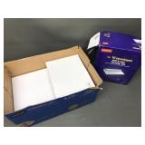 5 Reems Staples Printer Paper & Security Envelopes