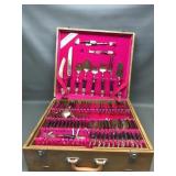 Thai Lapidary Brass Flatware W Horn Handles