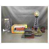 Mth Orange Yard Office & Model Train Layout Pieces