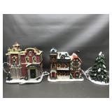 Village Square Fire Station, Christmas Tree & More