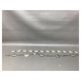 Vtg Metal Navajo Repousse Southwest Cinch Belts