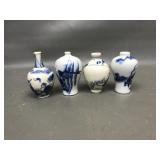 Blue & White Porcelain Chinese Stuff Boxes No Lid