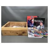 Mark Martin Book & Various Nascar Themed Magazines