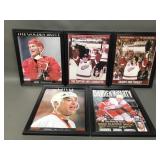 Framed Detroit Red Wings Shanahan, Yzerman,