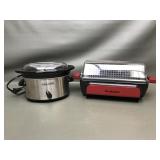 Small Crock Pot & Brookstone Grill Tumbler
