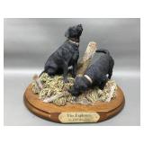 Cliff Sanders The Explorers Resin Labrador Statue