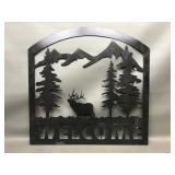 Steel Welcome Sign