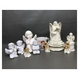 Ceramic, Porcelain & Resin Angel Decor & Avon Mug