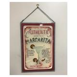 Retro Style Decorative Margarita Wall Sign