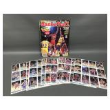 Panini Basketball 90 & 91 Sticker Album W Stickers