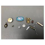 Antique Photo Brooch, Miniature Knives & More