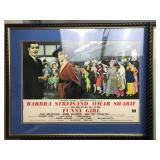 Vintage Framed & Matte Funny Girl Movie Posters