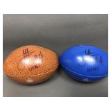 Detroit Lions Jason Hansen Signed Mini Footballs