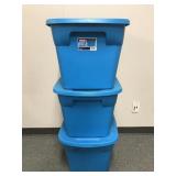 Preowned Sterlite 18 Gal Bins